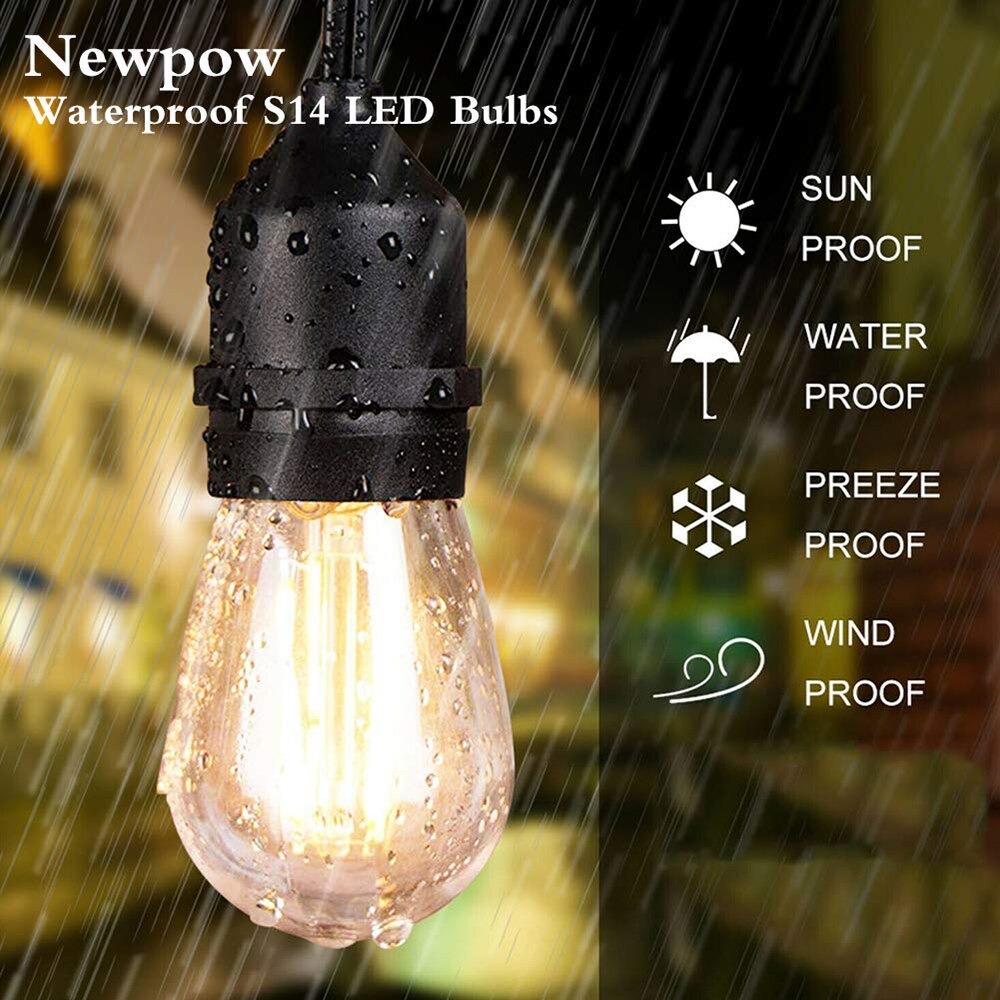 Ampoules Decorative S14  2W - E27 2700K AV-S141 Pack 15xPcs