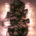 V-tac VT-71510 LED Barbed cable 5 meters with plug, 10x 0.6w LED lamps Suitable for outdoor use IP44