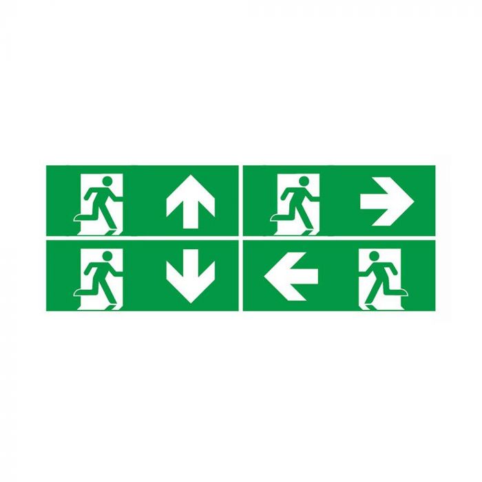 VT-997 3W LED EMERGENCY EXIT LIGHT SELF TEST BUTTON &amp; RF CONTROL 6400K