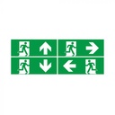 VT-997 3W LED EMERGENCY EXIT LIGHT SELF TEST BUTTON &amp; RF CONTROL 6400K