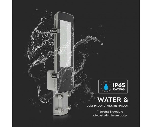 VT-100ST 100W LED Street Light  Black Body  120 lm/W