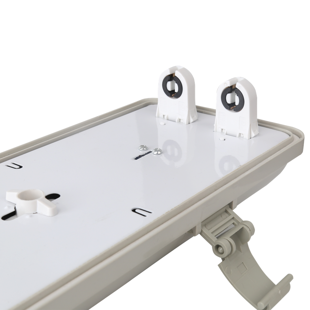 AV-LIGHT AV-12022 2x18W - 120 lm/W  Tube Led Luminaire 120cm x2 IP65 - Assemblé  ABS+PS