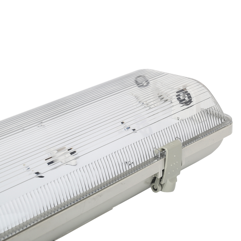 AV-LIGHT AV-12022 2x18W - 120 lm/W  Tube Led Luminaire 120cm x2 IP65 - Assemblé  ABS+PS