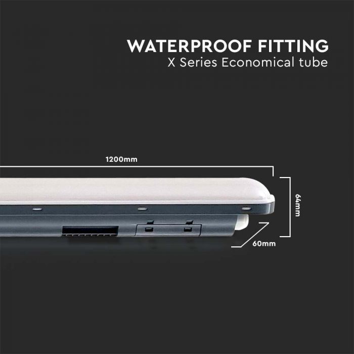 VT-1253 36W LED WP X-SERIES ECONOMICAL TUBE 120CM  120LM/W