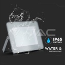 Projecteur SMD VT-200 200 W - 6 400 K blanc froid avec puce Samsung, corps gris et verre gris