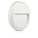 VT-1142 2W LED MARCHE-PIED CORPS BLANC ROND
