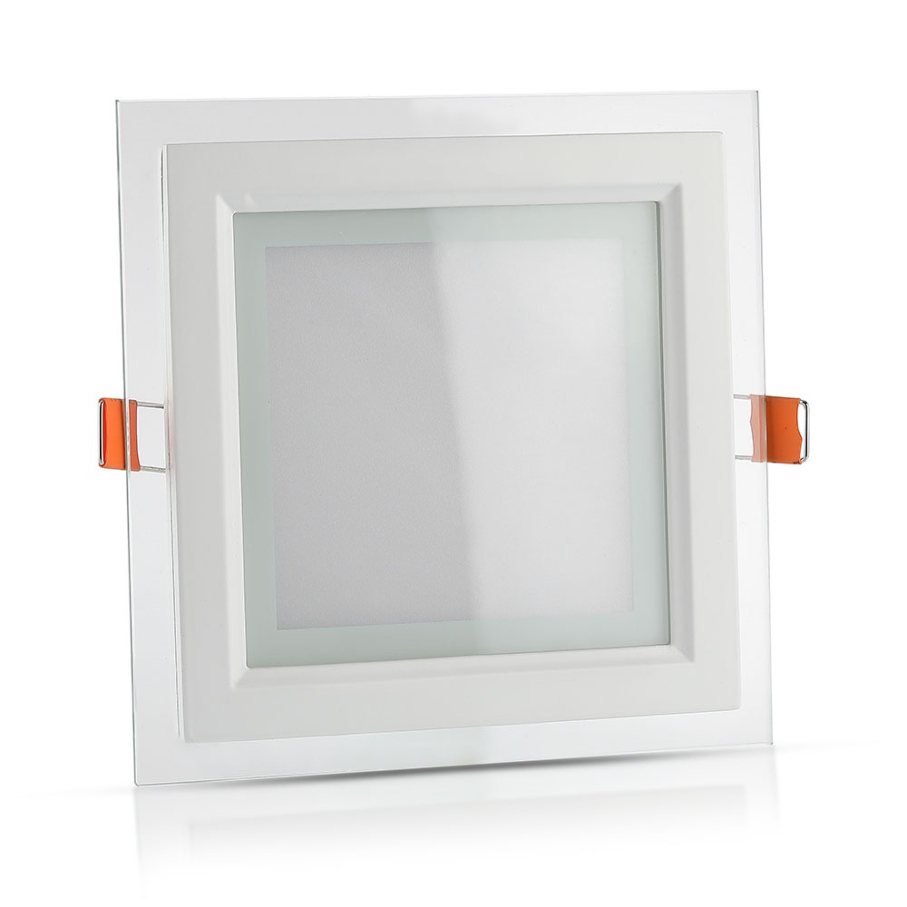 VT-602G SQ 6W Panneaux LED carrés en verre  4000K