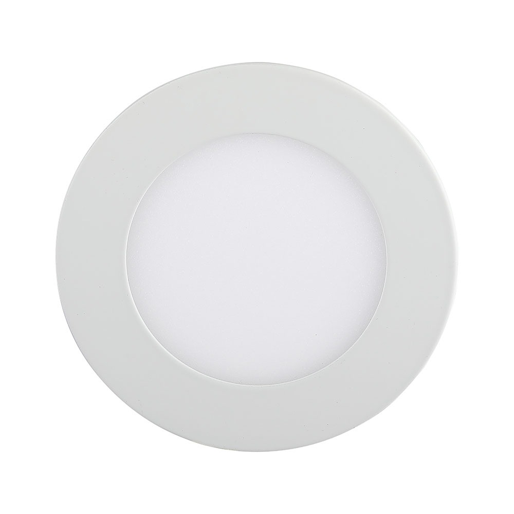 Panneau lumineux LED VT-307 3 W avec pilote EMC rond