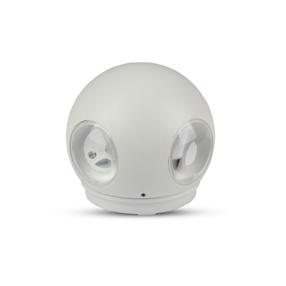 Applique murale LED VT-834 4 W (ronde) IP65 - Corps blanc