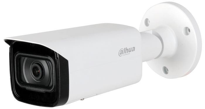 DAHUA DH-IPC-HFW2831TP-AS-S2 Caméra Bullet IP POE  8MP, audio 3,6 mm intégré • 8MP • H.265+ • WDR 120 dB • IR jusqu'à 30 m • Carte SD • Micro • IP67 • Métal