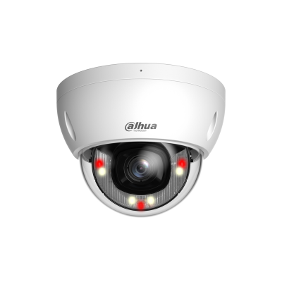 DAHUA IPC-HDBW2849E-S-IL 8MP Smart Dual Light Dome WizSense IP-camera Vaste brandpuntsafstand 2,8 mm - IR &amp; witte led tot 30 m • SD-kaart • Microfoon • IP67 &amp; IK10 • Metaal