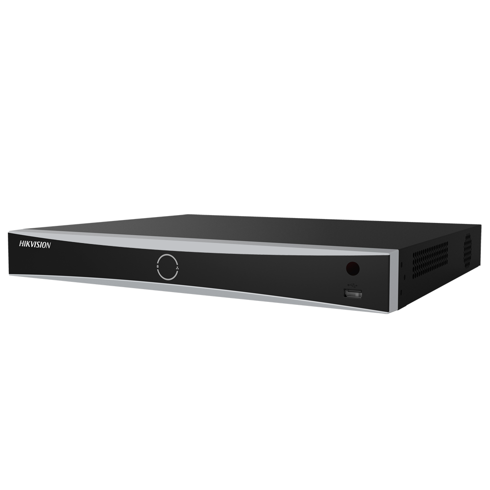 DS-7608NXI-K2/8P AcuSense NVR 8-kanaals IP-camera tot 12 MP - 8 x PoE - 2x SATA harde schijf Ondersteuning tot 10 TB