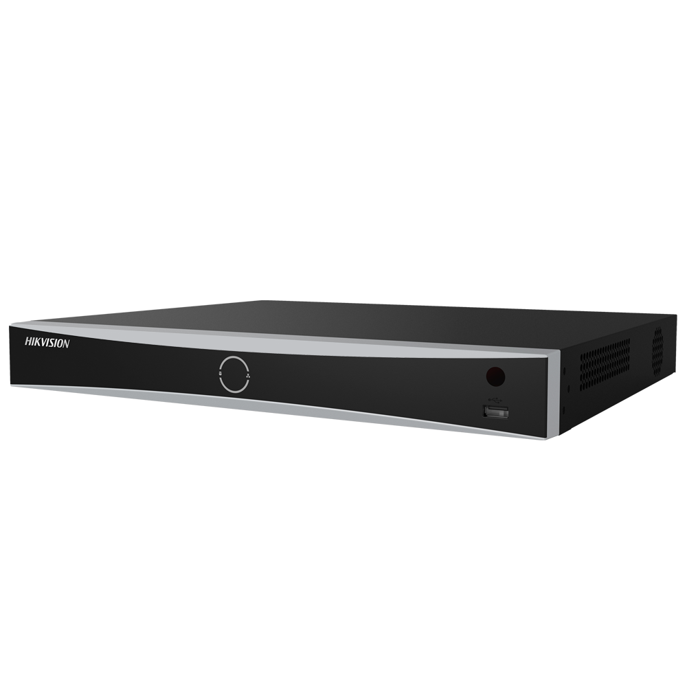 Caméra IP HIKVISION DS-7616NXI-K2 AcuSense NVR 16 canaux jusqu'à 12 MP sans POE - Prise en charge de 2 disques durs SATA jusqu'à 10 To