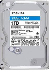 Disque dur de surveillance Toshiba V300 1 To 5400 tr/min 64 Mo SATA3.0
