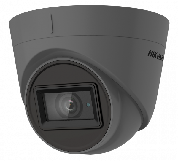 HIKVISION HD-TVI DS-2CE78H0T-IT3FS Black 5MP Audio Turret Camera Fixed Lens 2.8mm IR Distance 40m