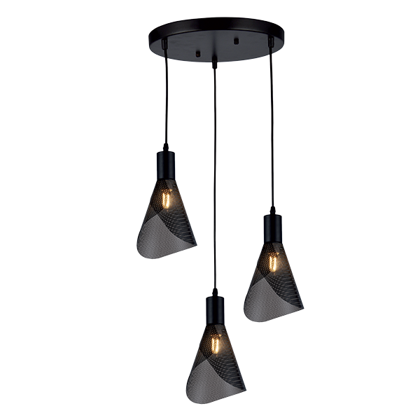  955PARIS31P/BL PENDENTIF PARIS 3XE14 NOIR