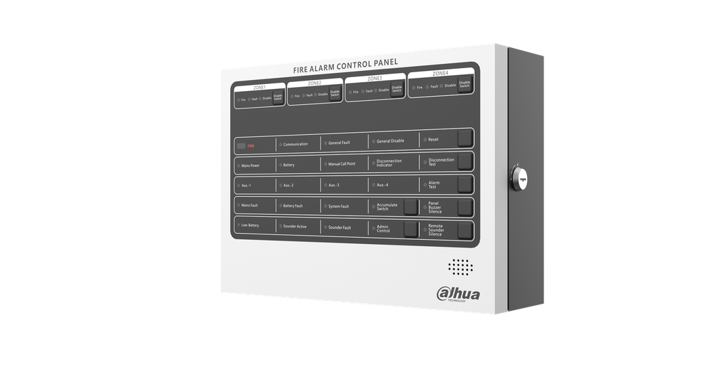 Wisualarm DHI-HY-C102-4 Conventional Fire Alarm Control Panel 4 Zones