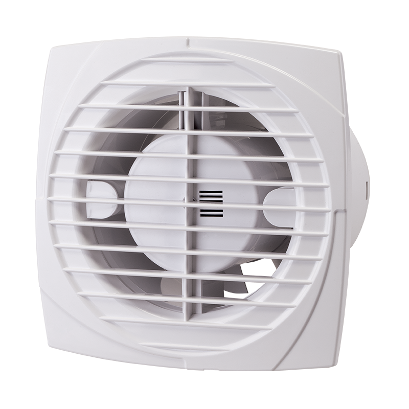 VENTILATOR AF- Ø120VH MET KLEP+HIGRO-TIMER