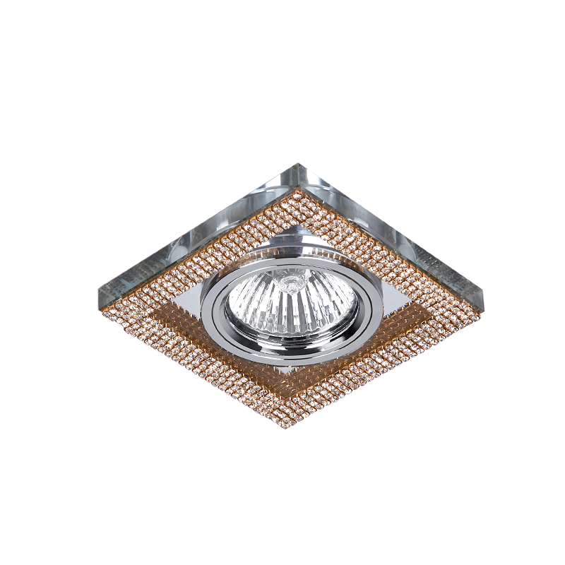 CR-776S/GD SPOTLIGHT VIERKANT MR16 GOUD KRISTAL