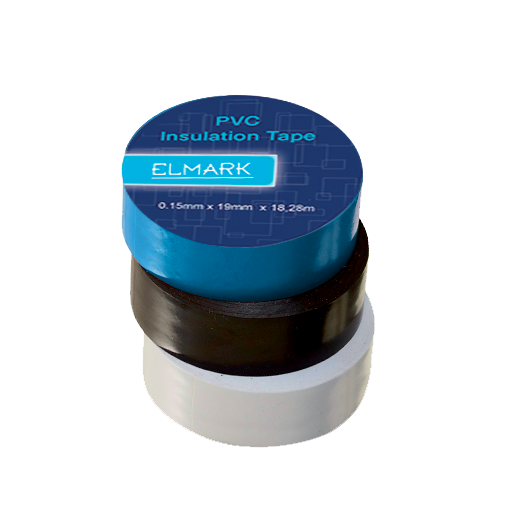 PVC-isolatietape 9,14 m x 19 mm, verpakking van 10 stuks