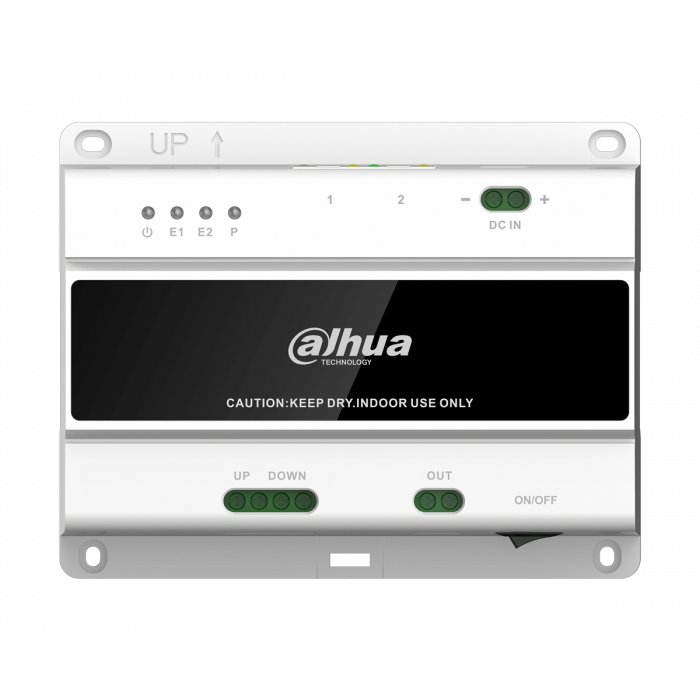 Commutateur 2 fils Dahua VTNS2003B-2 pour équipement S2. Prise en charge de la cascade à 10 niveaux.