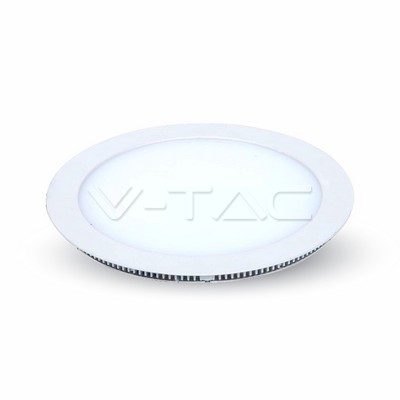  VT-800 RD 8W LED-paneel rond wit 6000K