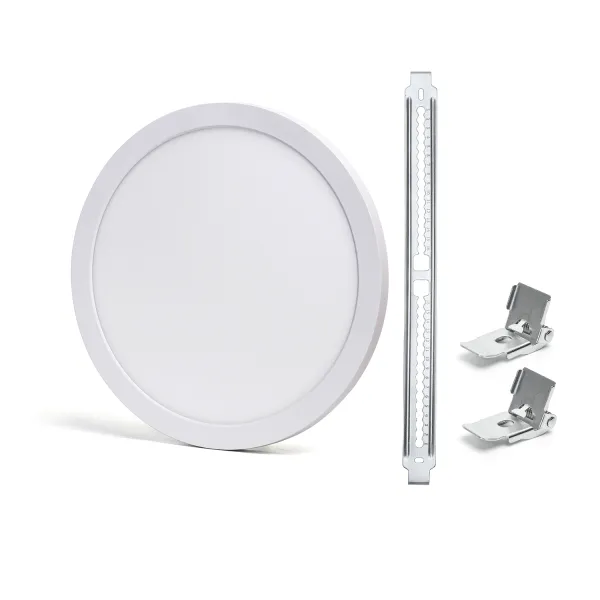 Panneau LED réglable AIGOSTAR 24 W CCT - Ф60-250 mm/290 mm, montage encastré et en surface