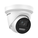 Caméra IP Hikvision DS-2CD2387G2H-LISU/SL 8MP Smart Hybrid Light (couleur et IR), stroboscope et avertissement sonore, tourelle fixe de 2,8 mm - audio bidirectionnel intégré