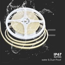 VT-COB 320 10W/M - 8mm LED COB STRIPVERLICHTING IP67 24V 5M/ROL)