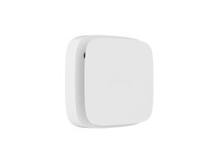 Ajax FireProtect 2 RB (CO)-W Detector - CO sensor, white. Replaceable battery 2x CR123A. Dimensions: 43.5 x 86 x 86mm