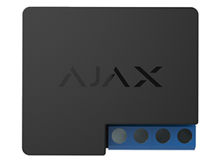 Relais Ajax, contrôleur de canal radio pour télécommande. Alimentation 7-24 V (CC uniquement).