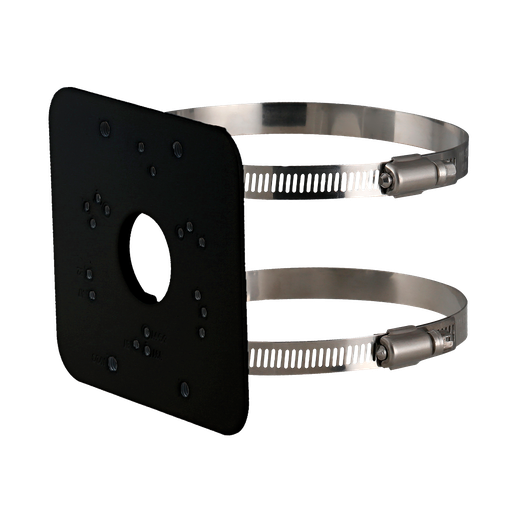 DAHUA PFA152-E-B( Zwart)- Gemotoriseerde koepelpaalbevestiging - Aluminium - 114 mm (H) x 125,6 (B) x 20 (D) - 270 g - Verstelbare lengte - Diameterbereik 80~150 mm