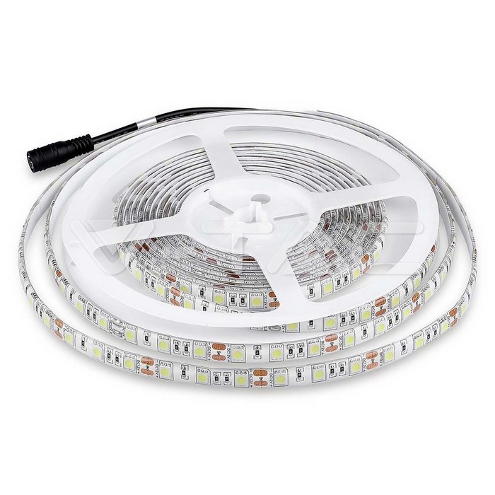 VT-5050-60 LED-strip SMD5050 60 LED's RGB IP65 12V (5 m/rol) 