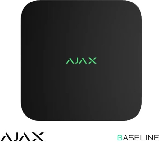 Ajax NVR 8-kanaals 4K UHD IP ONVIF®-recorder voor CCTV-camera's - Baseline