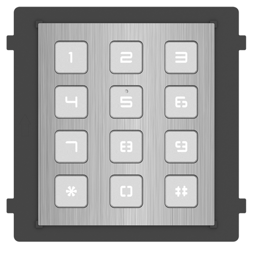  Module clavier Hikvision DS-KD-KP/S, acier inoxydable