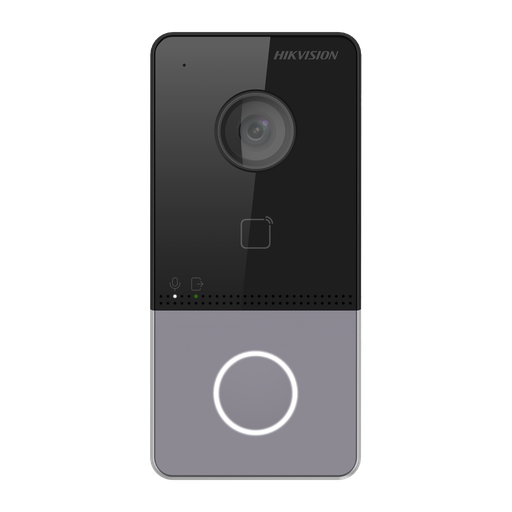Hikvision DS-KV6113-WPE1(C) Villa door station Plastic 1 x Button  PoE/ 12 VDC, Mifare card WIFI - 1 relay  - call Hikconnect directly 