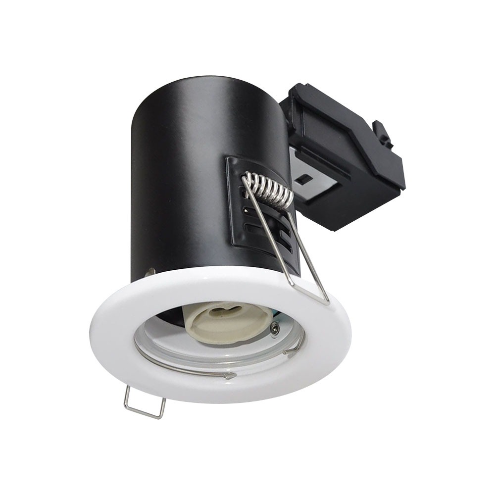 VT-701 GU10 VASTE BRANDWERENDE DOWNLIGHT ARMATUUR IP20-WIT