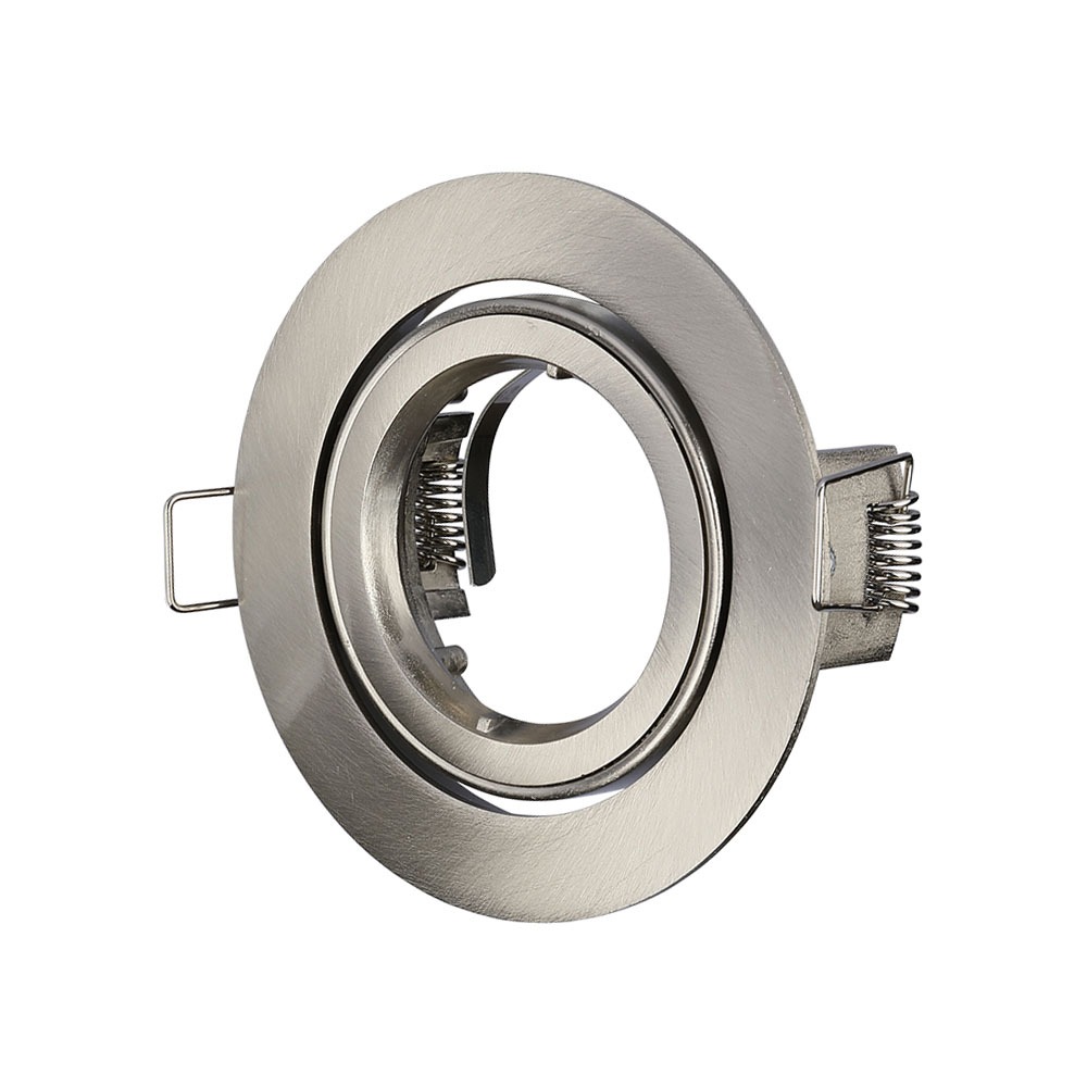 VT-775 RACCORD GU10 ROND - NICKEL SATINÉ