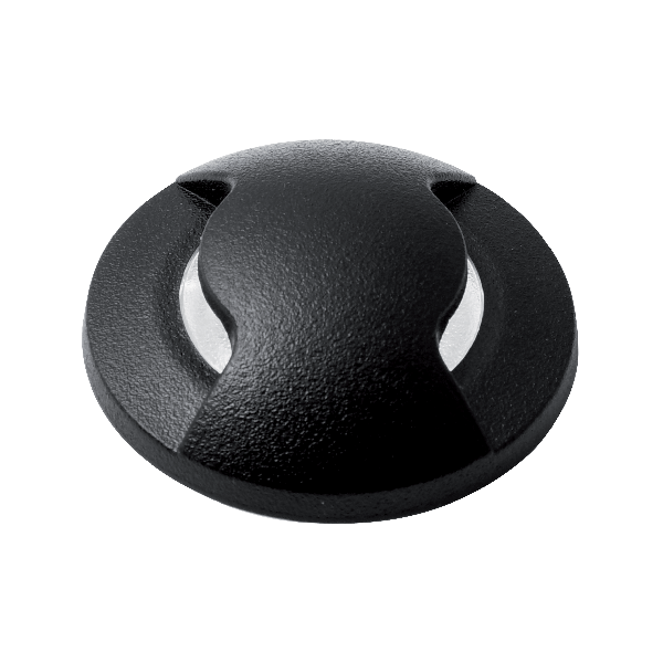 Fumagalli 96TERESA2L/BL Support pour spot encastré de sol D:50/H:77 Lampe LED G9 1,7 W - 4 000 K - IP67 Résine noire