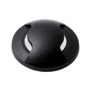 Fumagalli 96TERESA2L/BL Support pour spot encastré de sol D:50/H:77 Lampe LED G9 1,7 W - 4 000 K - IP67 Résine noire