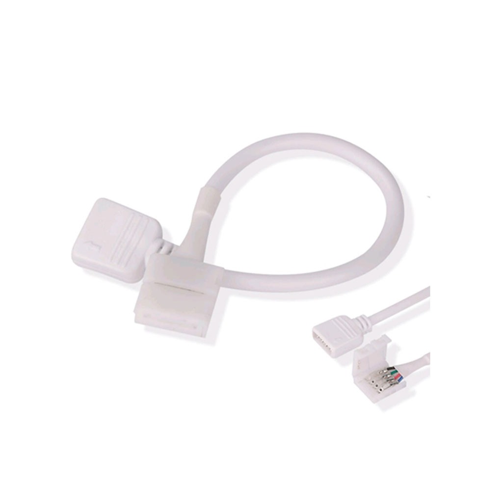 FLEXIBELE CONECTOR VOOR 5050 RGB+WITTE LED-STRIP MET PIN