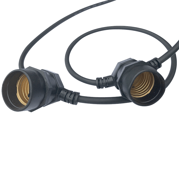 Câble ELMARK avec 15 douilles E27 IP44 5 m