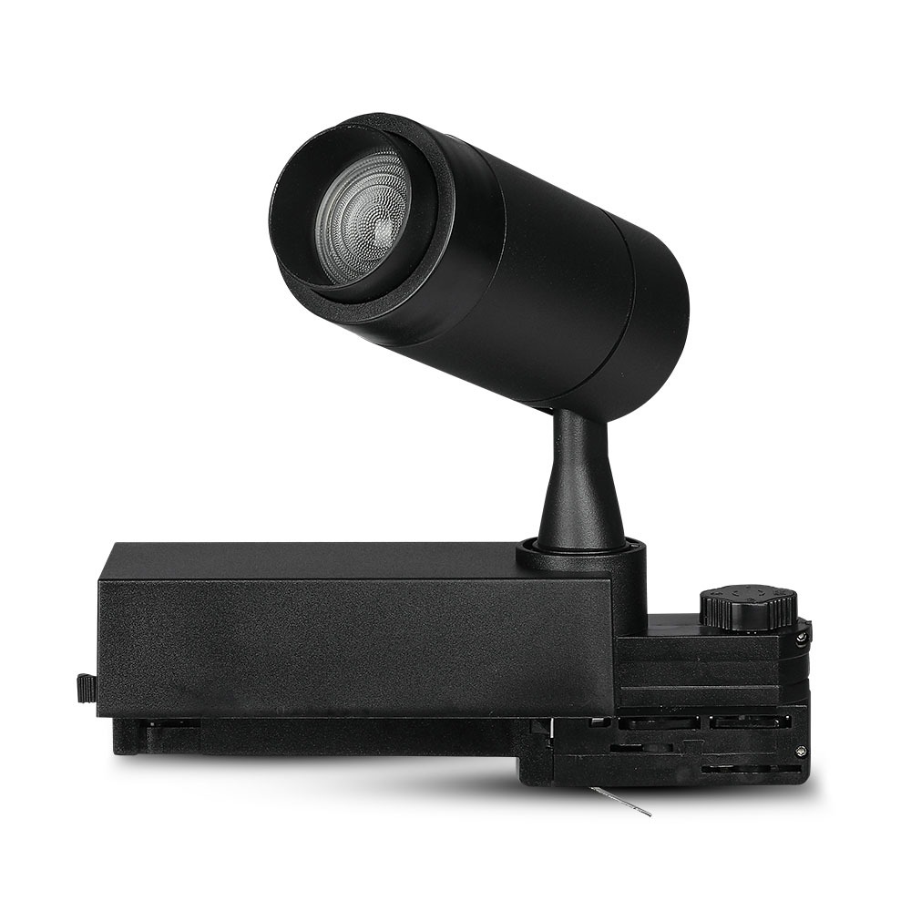 Projecteur LED sur rail VT-7715 15 W avec contrôle Bluetooth - Noir Code couleur CCT : 3 en 1