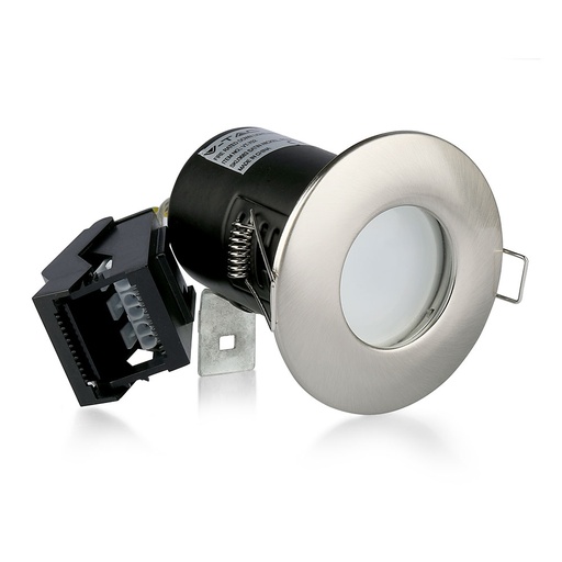 VT-702 GU10 DOUCHE BRANDWERENDE DOWNLIGHT ARMATUUR IP65-CHROOM