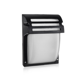 [7076] VT-754 WANDLAMP - MAT ZWART (MAT GLAS)