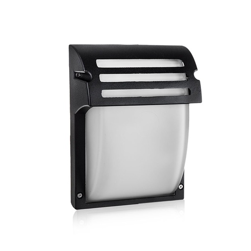 VT-754 WANDLAMP - MAT ZWART (MAT GLAS)