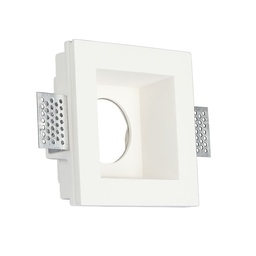 [92GDL13S] 92GDL13S DOWNLIGHT EN PLASTIQUE CARRÉ GU10 120x120