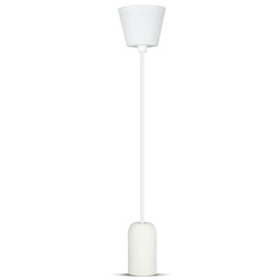 [3746] VT-7668 BETONNEN HANGLAMP LICHT WIT