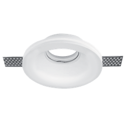 [92GDL05R] 92GDL05R GYPSUM DOWNLIGHT ROUND GU10 D100x40