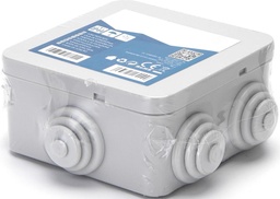 [BOX-80x80x40] Water Proof Junction Box Square (Size:80*80*40mm) Ip44